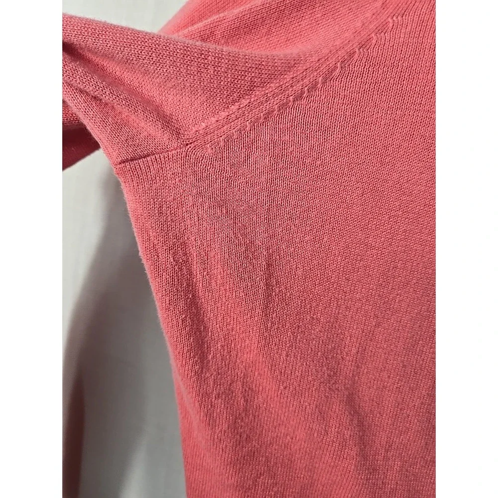 Talbots Women's‎ XL Pink Turtleneck Sweater Top Pima Cotton Base Layer L/S